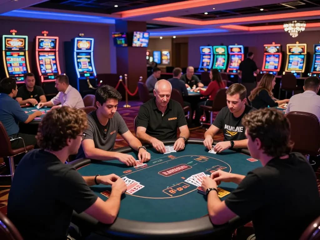 Pemain terlibat dalam aksi poker yang intens sambil menggunakan aneka4d login untuk meningkatkan pengalaman kemenangan mereka
