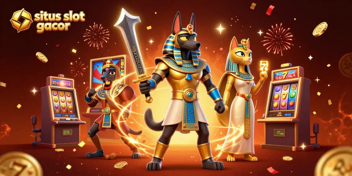 Spin the reels with situs slot gacor for exciting jackpot rewards in a vibrant casino scene.