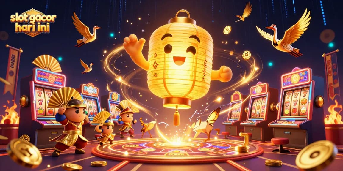 Slot gacor hari ini: permainan slot dengan peluang menang tinggi dan simbol keberuntungan bersinar.