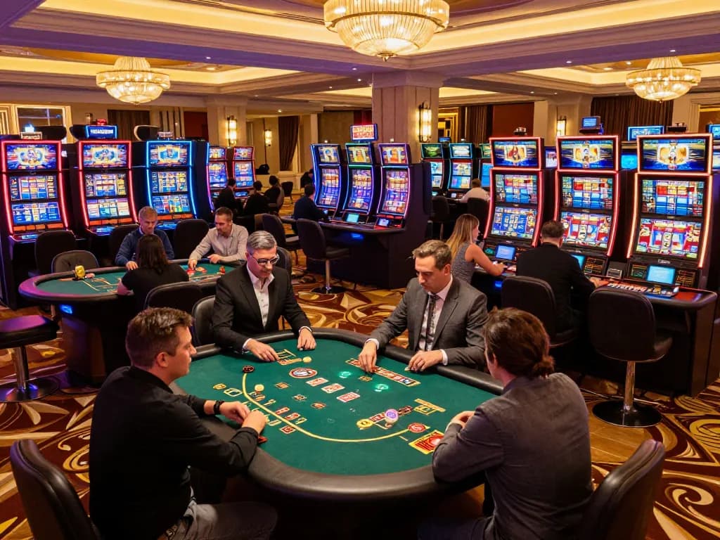 Experience thrilling gameplay at link 98win with engaging slot machines and lively casino tables.