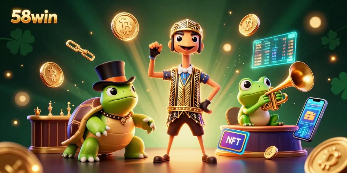 Experience thrilling gaming action at 58win with vibrant characters and dynamic casino elements.