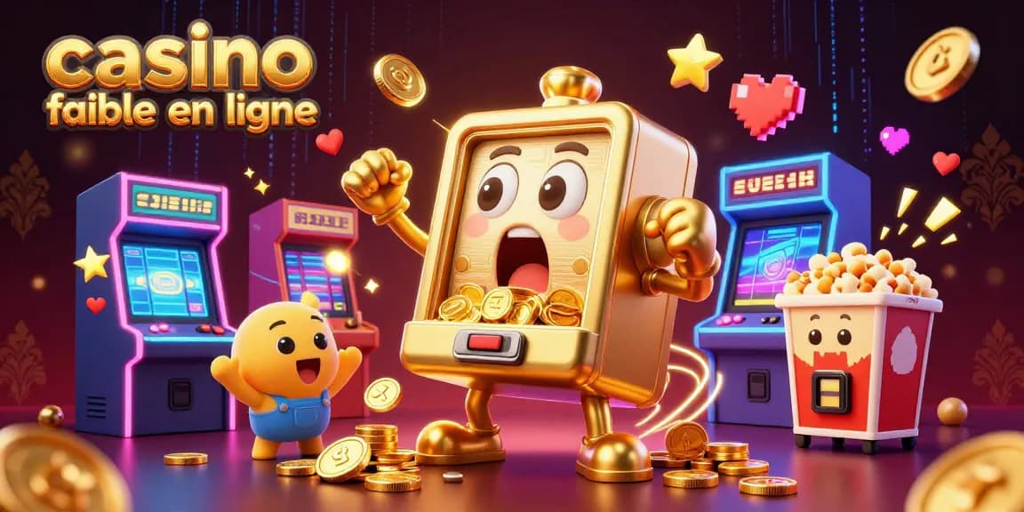 jackpot impressionnant de casino fiable en ligne avec une machine à sous dorée et des pièces d'or