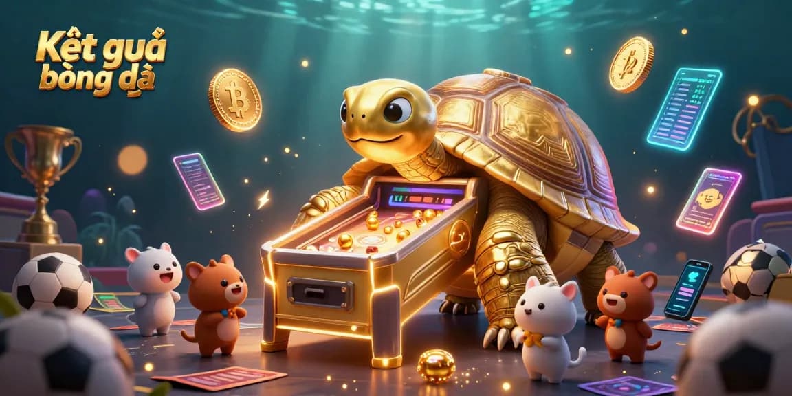 Engage with Kết quả bóng đá through this vibrant 3D casino-themed illustration, featuring thrilling sports betting elements.