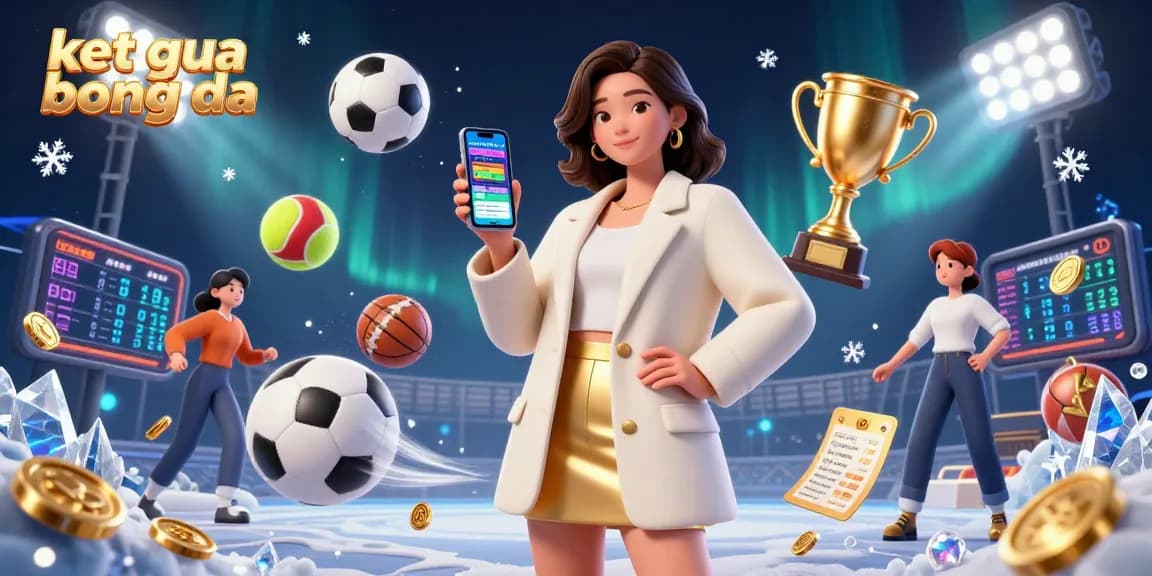 Engage with ket qua bong da through a lively scene showcasing sports betting elements and dynamic visuals.