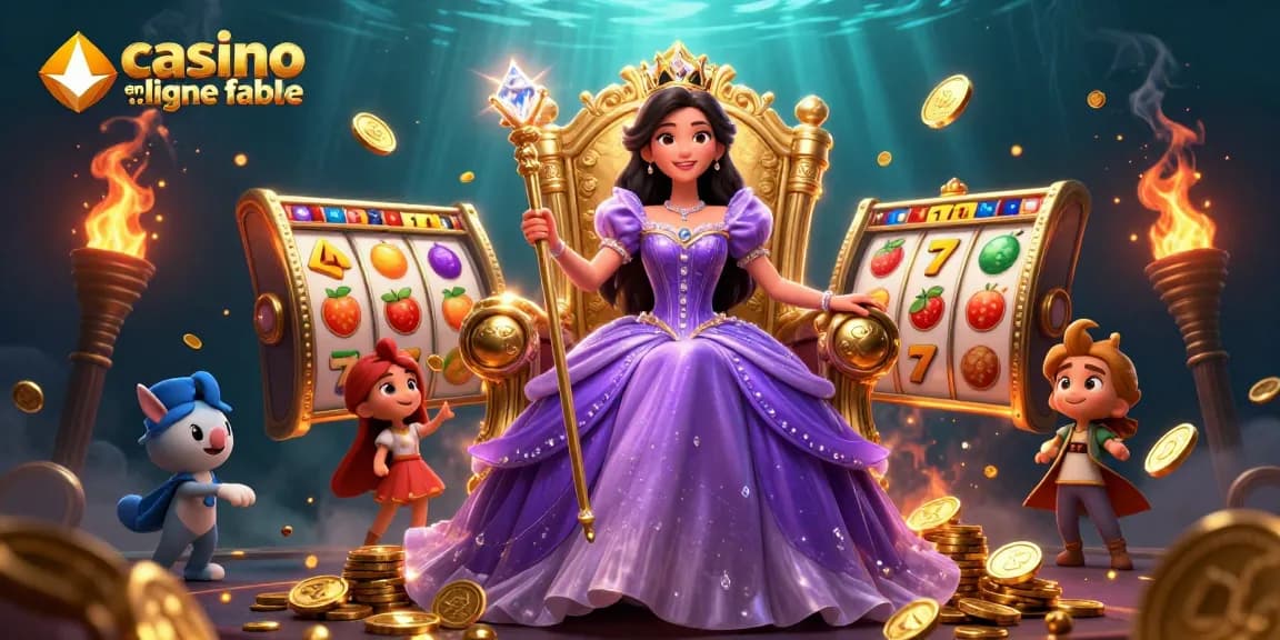 Découvrez un gameplay palpitant au casino en ligne fiable avec des rouleaux de machines à sous vibrants et des pièces d'or.