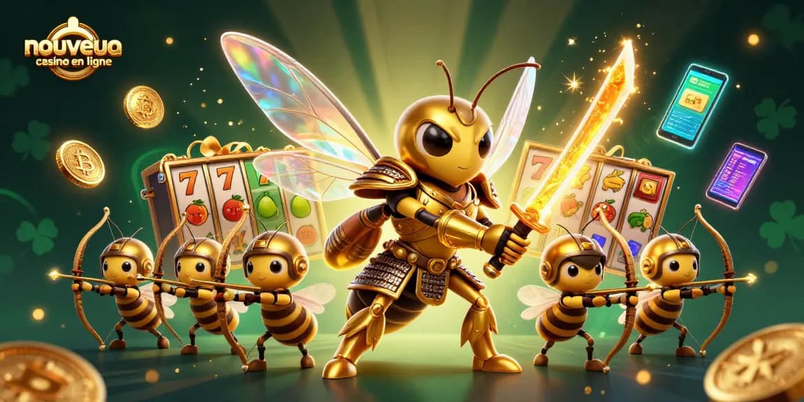 Jouez dans un nouveau casino en ligne rempli de personnages captivants et d'éléments de jeu dynamiques.