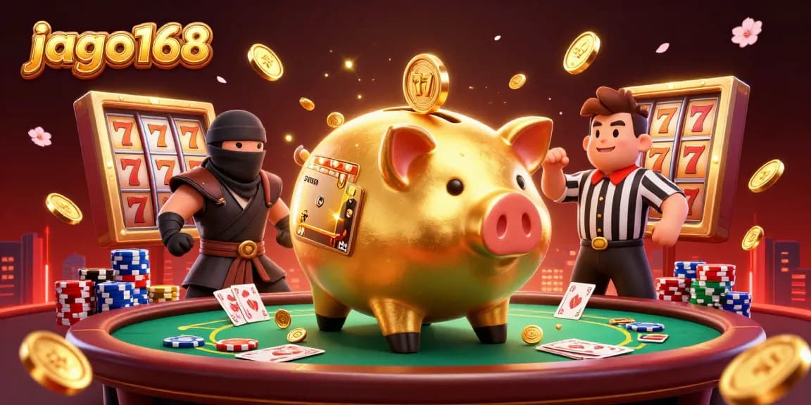 Experience exciting jackpot gameplay at jago168 featuring vibrant casino elements and characters.
