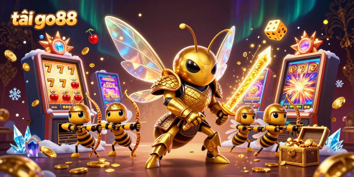 Experience the thrill with tải go88 through a dynamic casino illustration of characters and vibrant game elements.