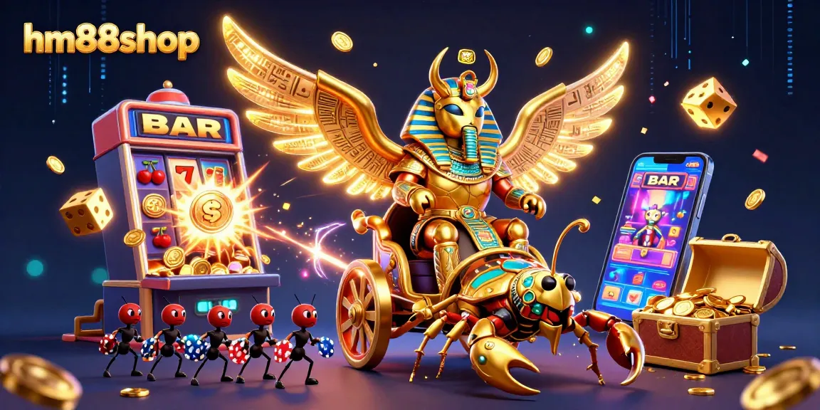 Engage with thrilling gaming adventures at hm88shop featuring dynamic 3D casino scenes and jackpot excitement.