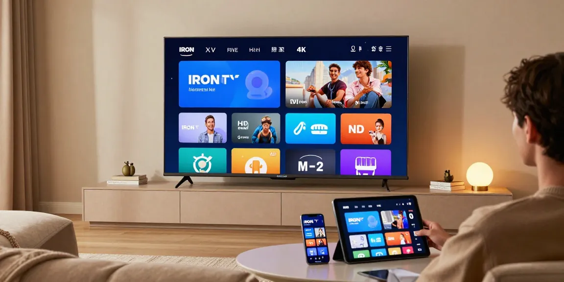 Iron tv : Plateforme numérique moderne pour streaming 4K, solutions technologiques efficaces.