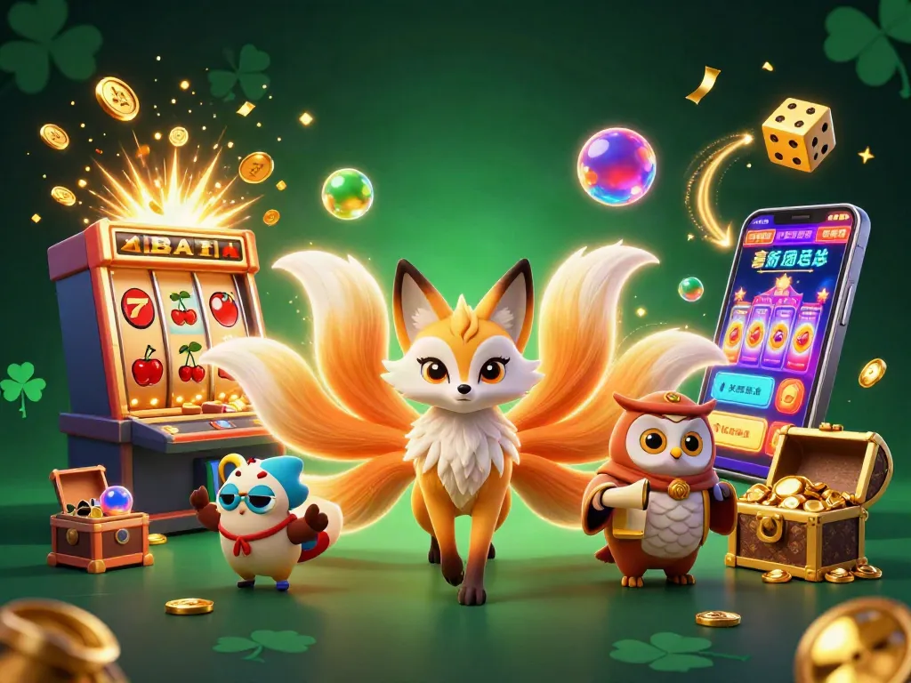 Play ทดลองเล่นสล็อต digi555 with colorful spirit characters and dynamic casino elements.