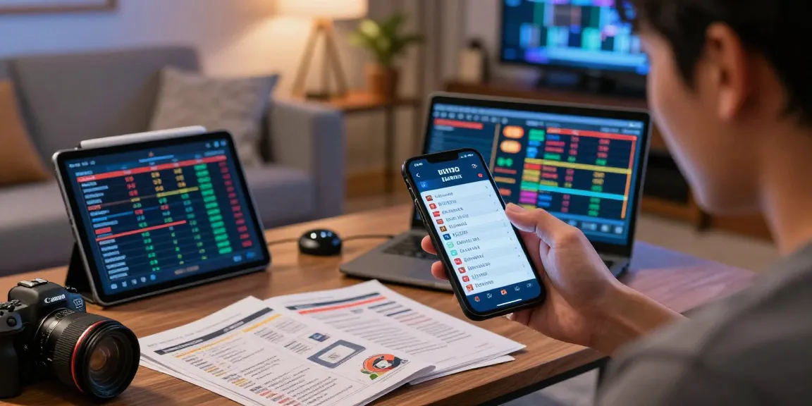 Exciting live toto macau draw on smartphone in stylish home setting, reflecting modern online betting culture.