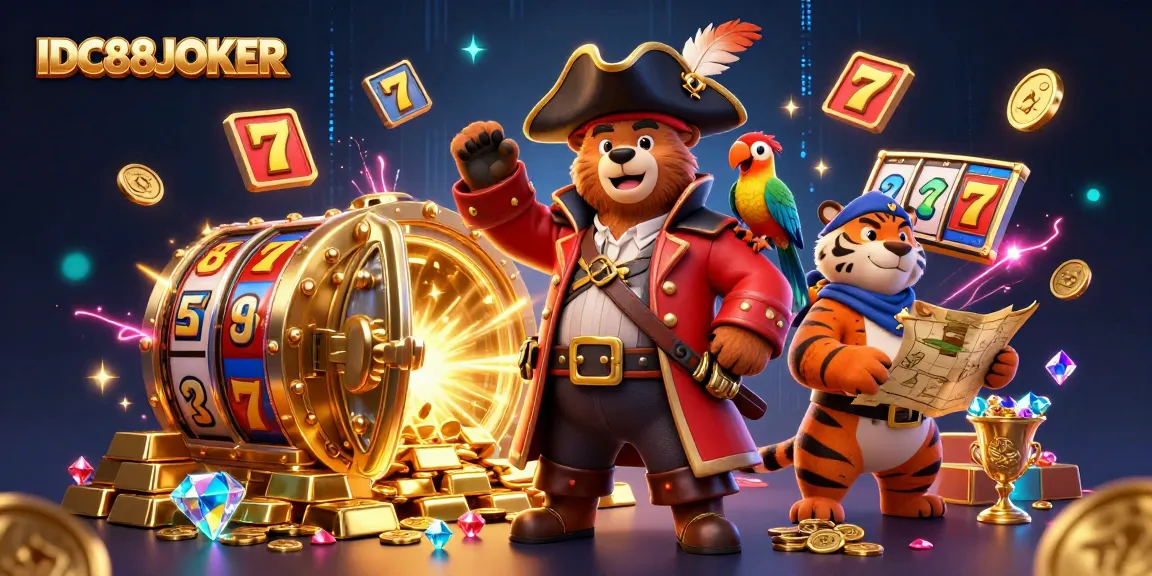 Experience thrilling gameplay with IDC88JOKER as pirate captain and crew hunt for treasures!