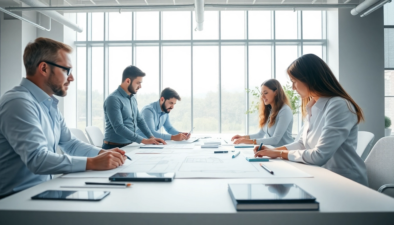 Showcasing designers at work on https://bestdesignersintheworld.com/ in a collaborative and vibrant office environment.