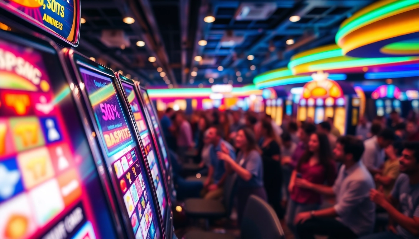 Kenangan4d slot machine creating excitement in a vibrant casino atmosphere.
