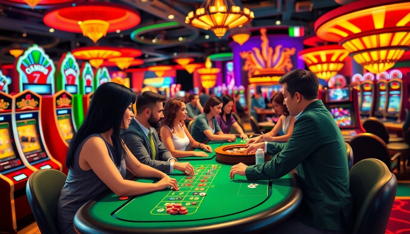 Experience the thrill of Non Uk Casino games in a vibrant, engaging environment filled with excitement.