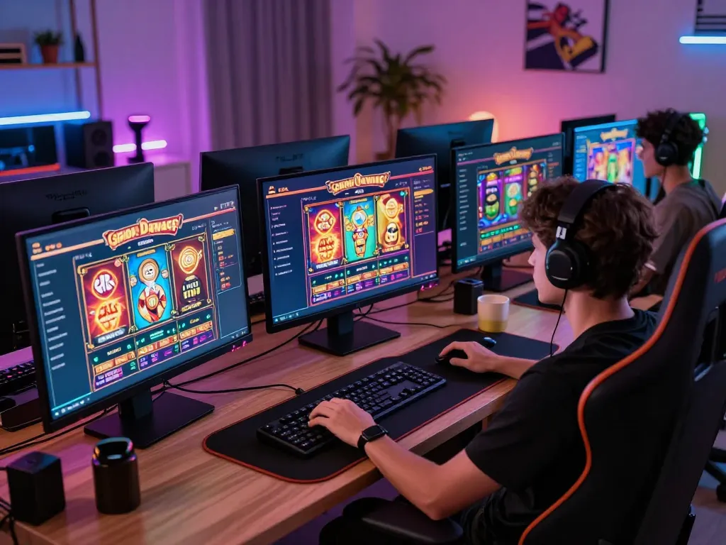 Experience Slot Gacor Dewagg excitement with thrilling online casino gameplay on multiple screens.