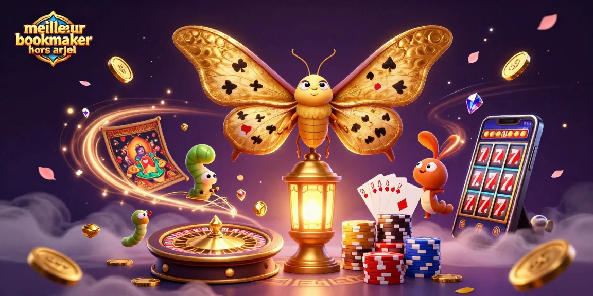Pariez et gagnez avec le meilleur bookmaker hors arjel illustré par des éléments de casino captivants.