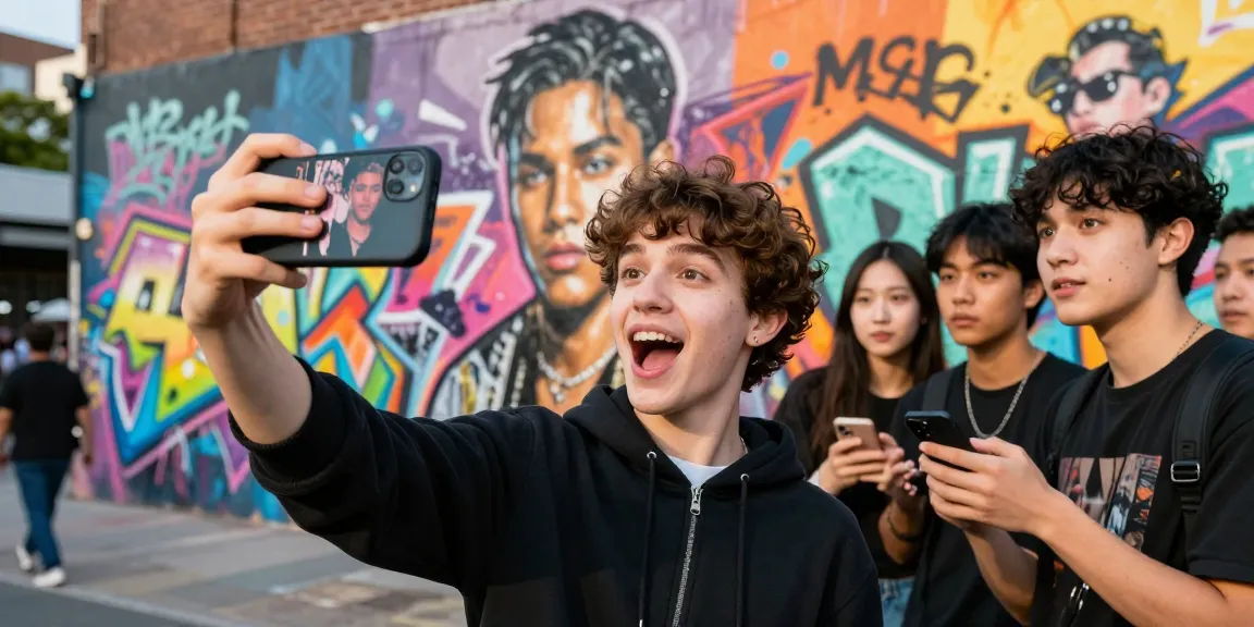 Discover look alikes of famous people in an exciting urban selfie scene