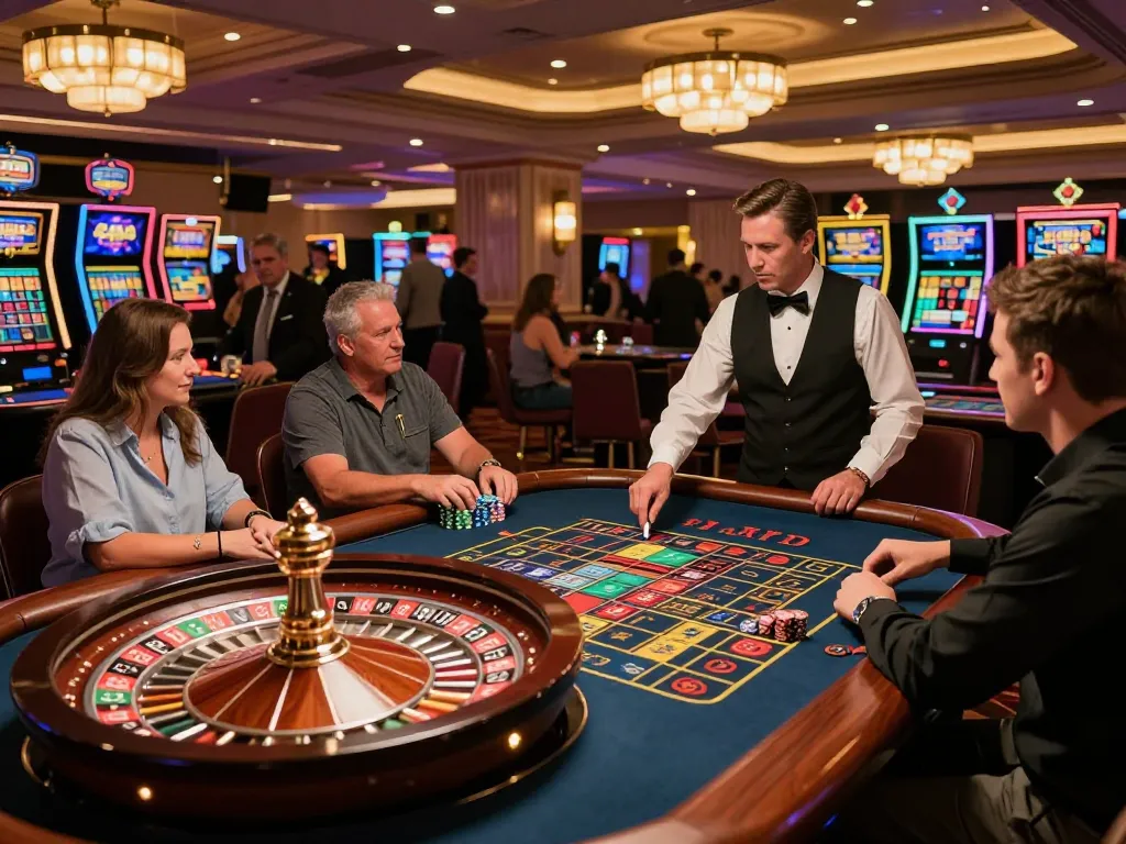 Players engaging in thrilling roulette action at 78wingo casino, capturing the excitement of live gaming.