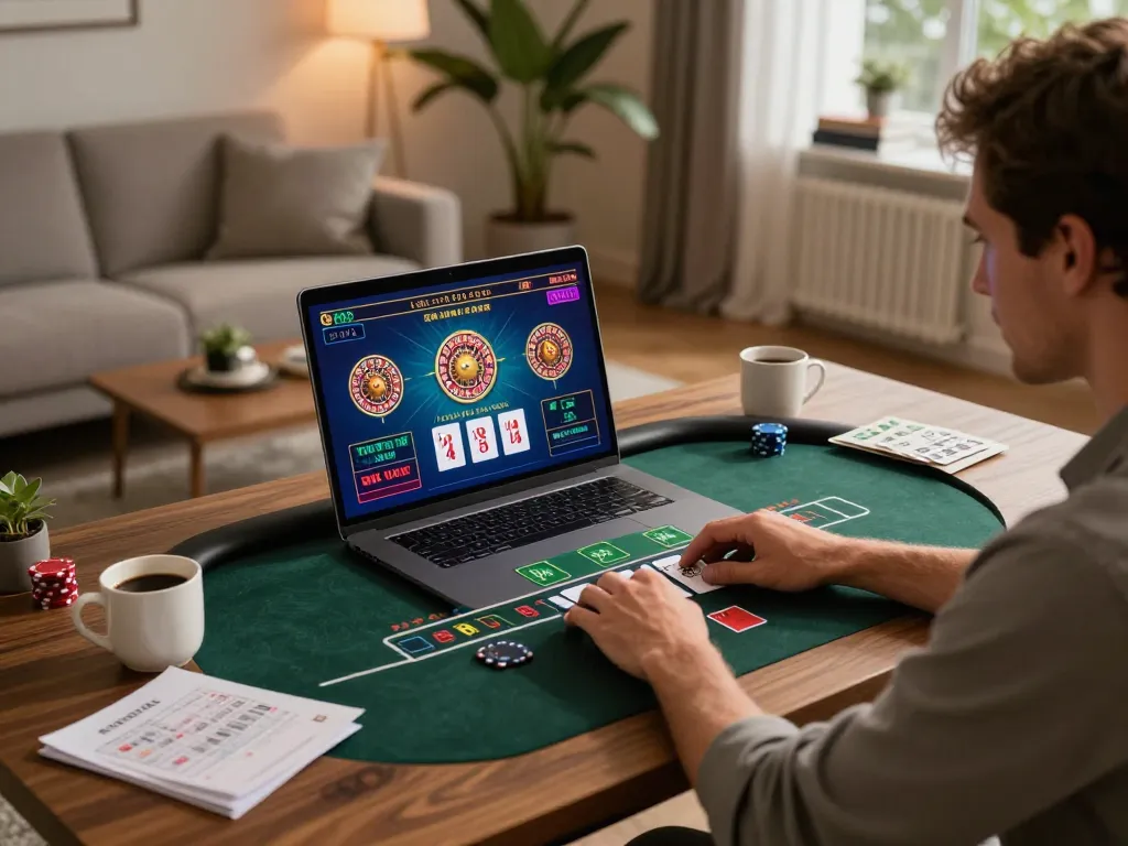 Engaging with online casino games at trang chủ 98win in a cozy atmosphere