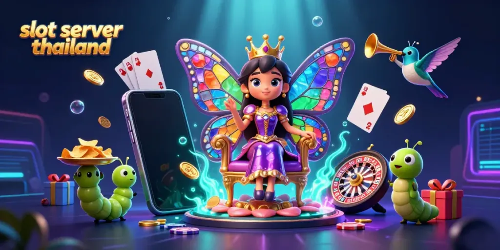Experience engaging slot games with slot server thailand featuring vibrant 3D casino elements.