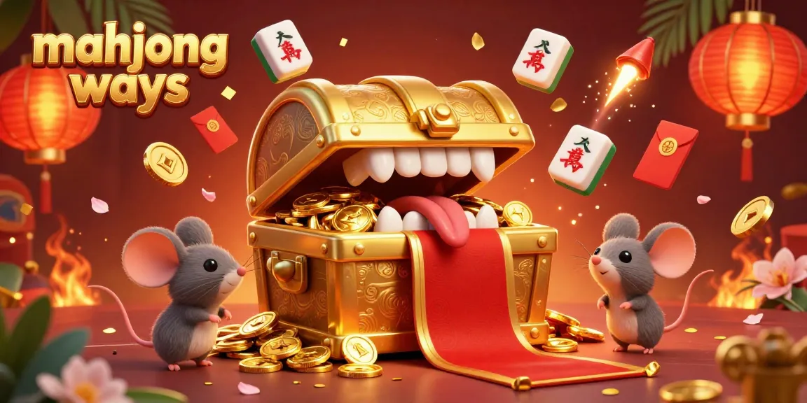 Engage with the mahjong ways experience: vibrant 3D illustration featuring mahjong tiles and casino elements.