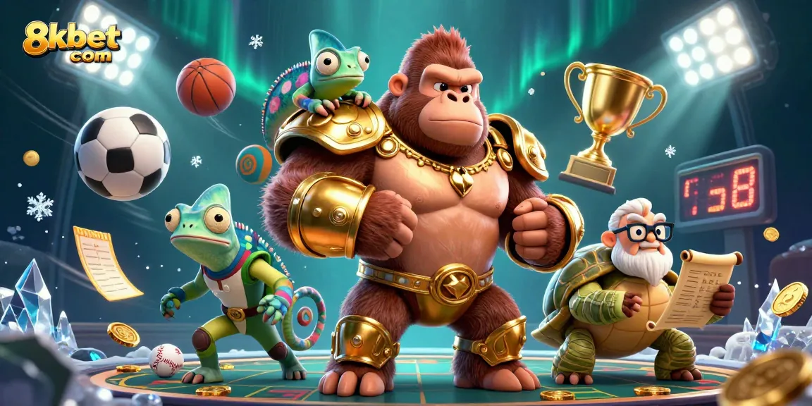 Experience thrilling gaming adventures with 8xbet com featuring dynamic 3D cartoon characters and vibrant casino elements.